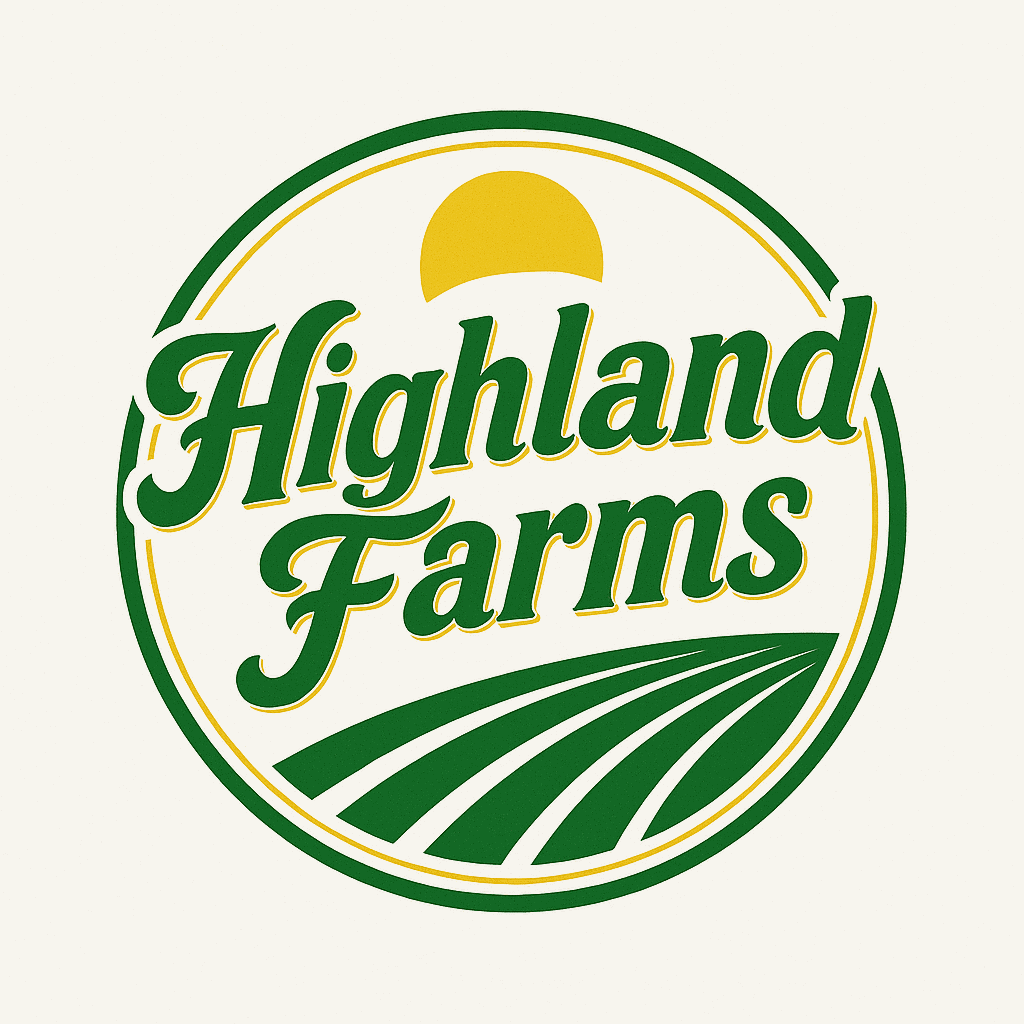 highland farm animated logo